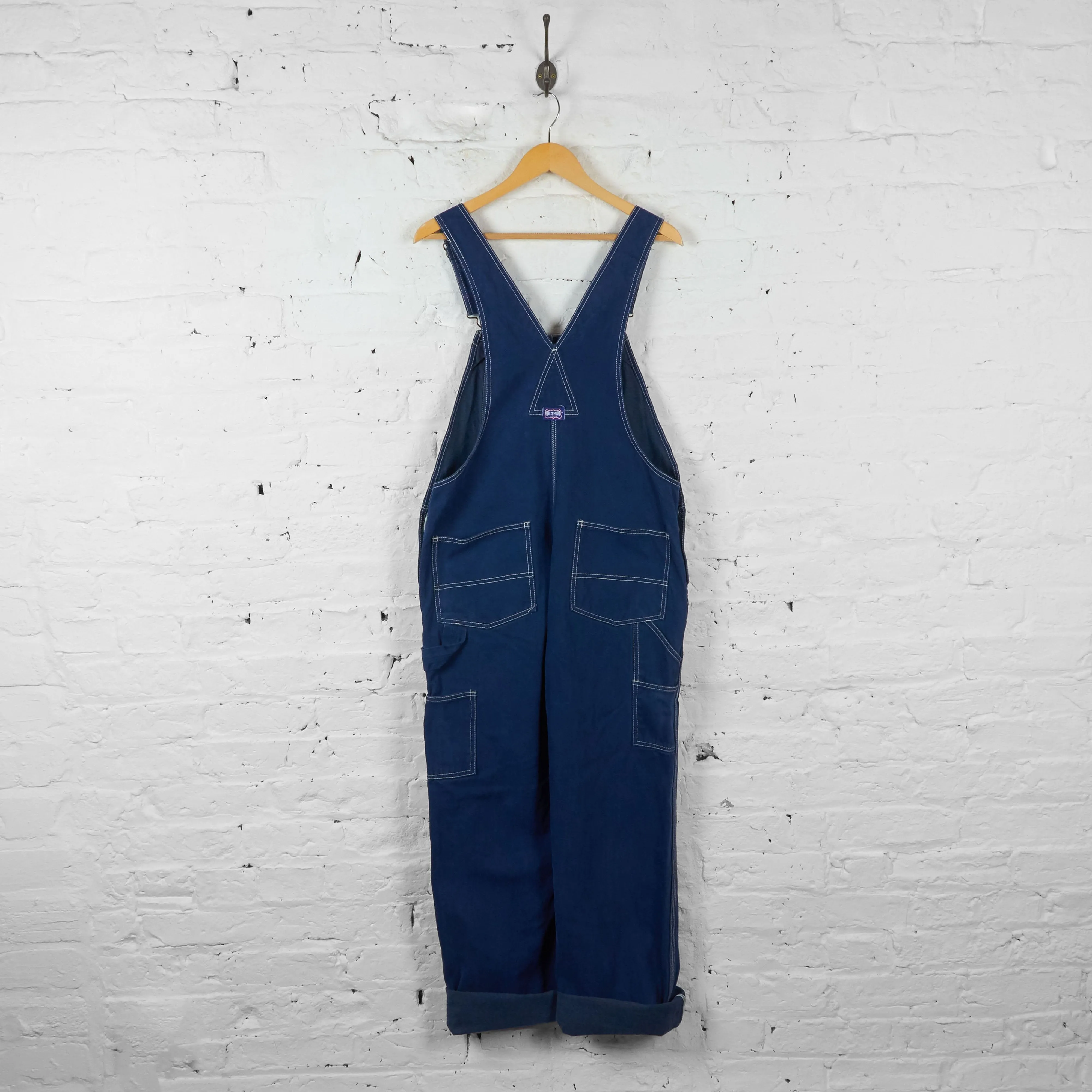 Vintage Big Smith Dungarees - Blue - XL