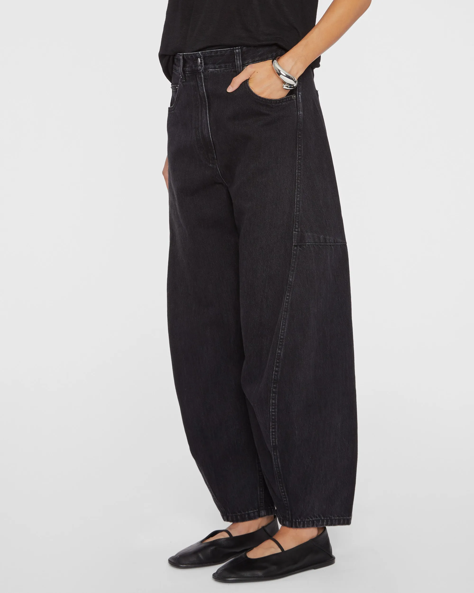 Vintage Black Denim Sid Jean