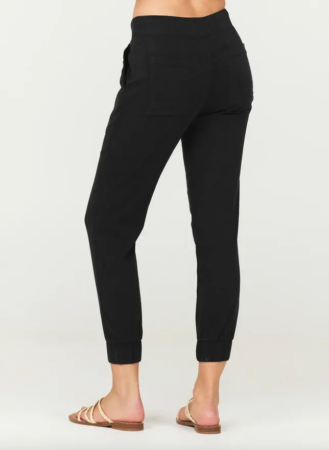 Vintage Black Pocket Jogger