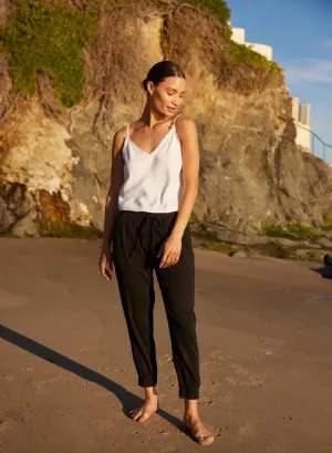 Vintage Black Pocket Jogger