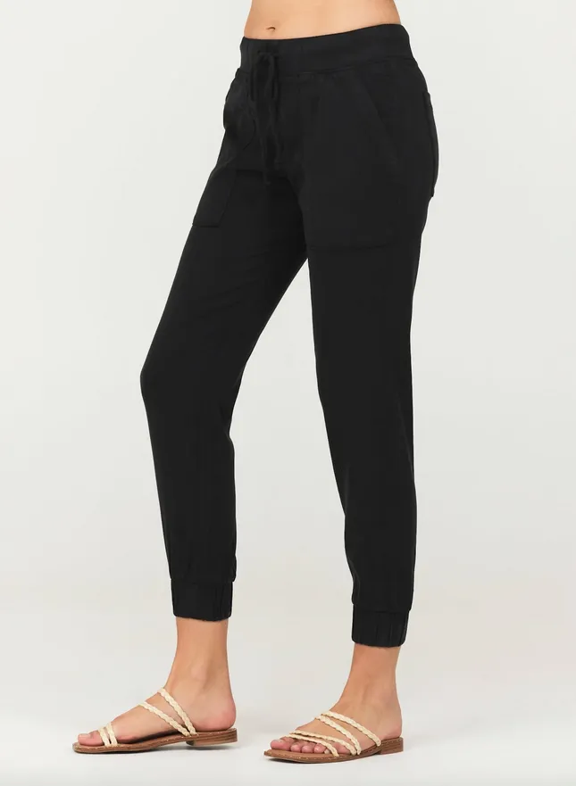 Vintage Black Pocket Jogger