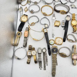 Vintage Caravelle, Elgin, Seiko, etc. Lot of 50 Ladies Mechanical Wristwatch 6