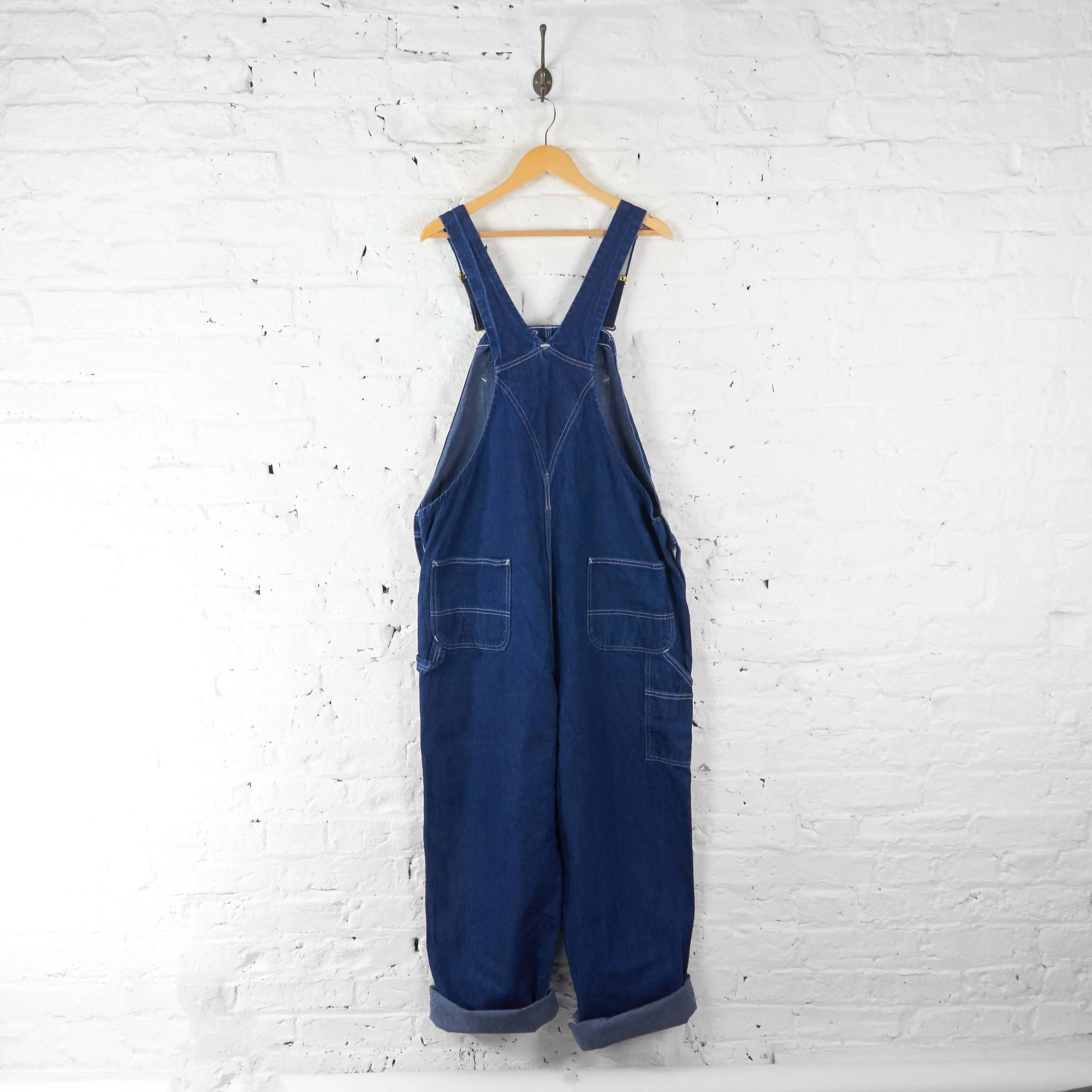 Vintage Carhartt Denim Dungarees - Blue - XXL