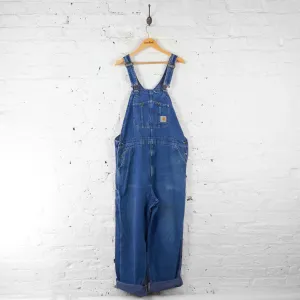Vintage Carhartt Denim Dungarees - Blue - XXL