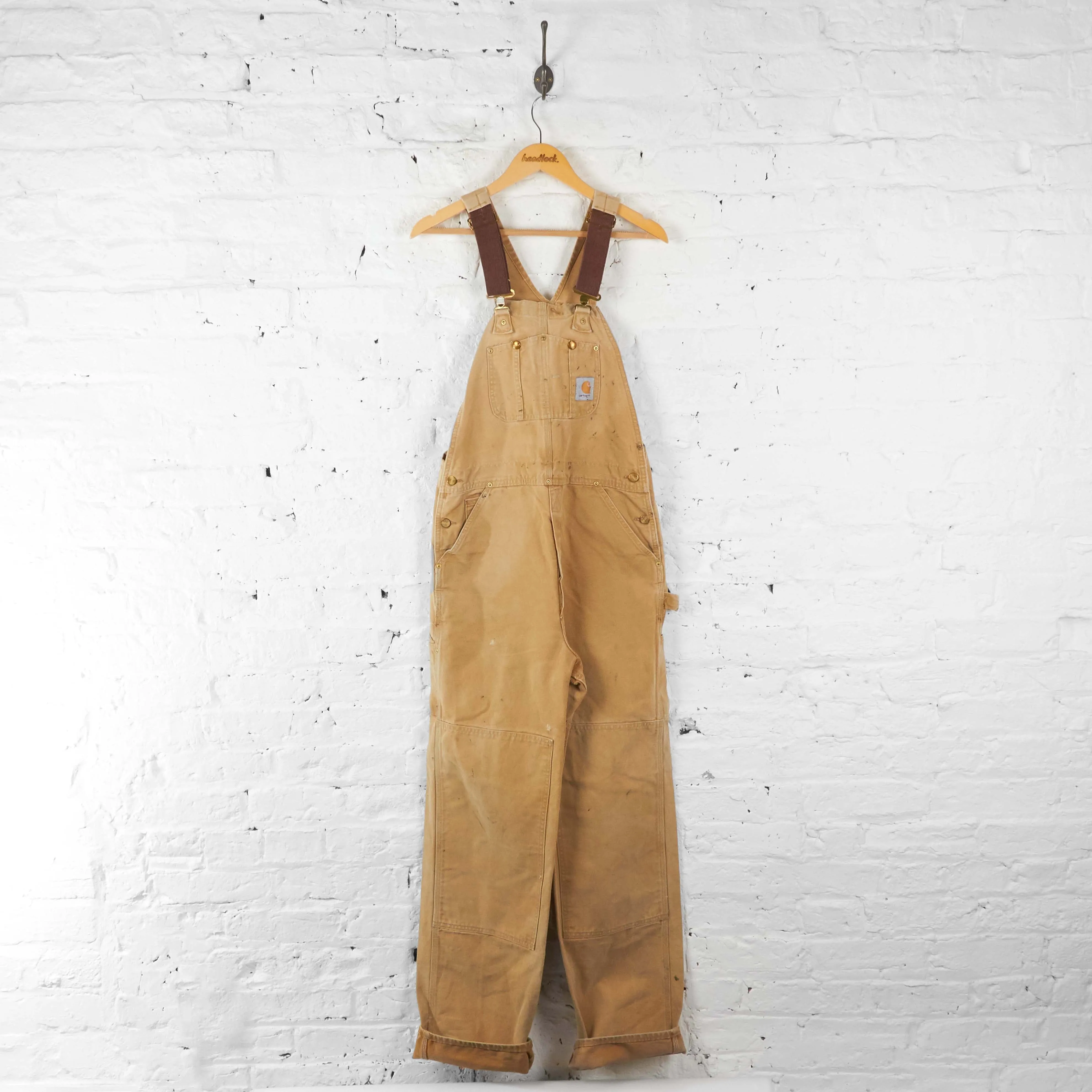 Vintage Carhartt Workwear Dungarees - Beige - XL