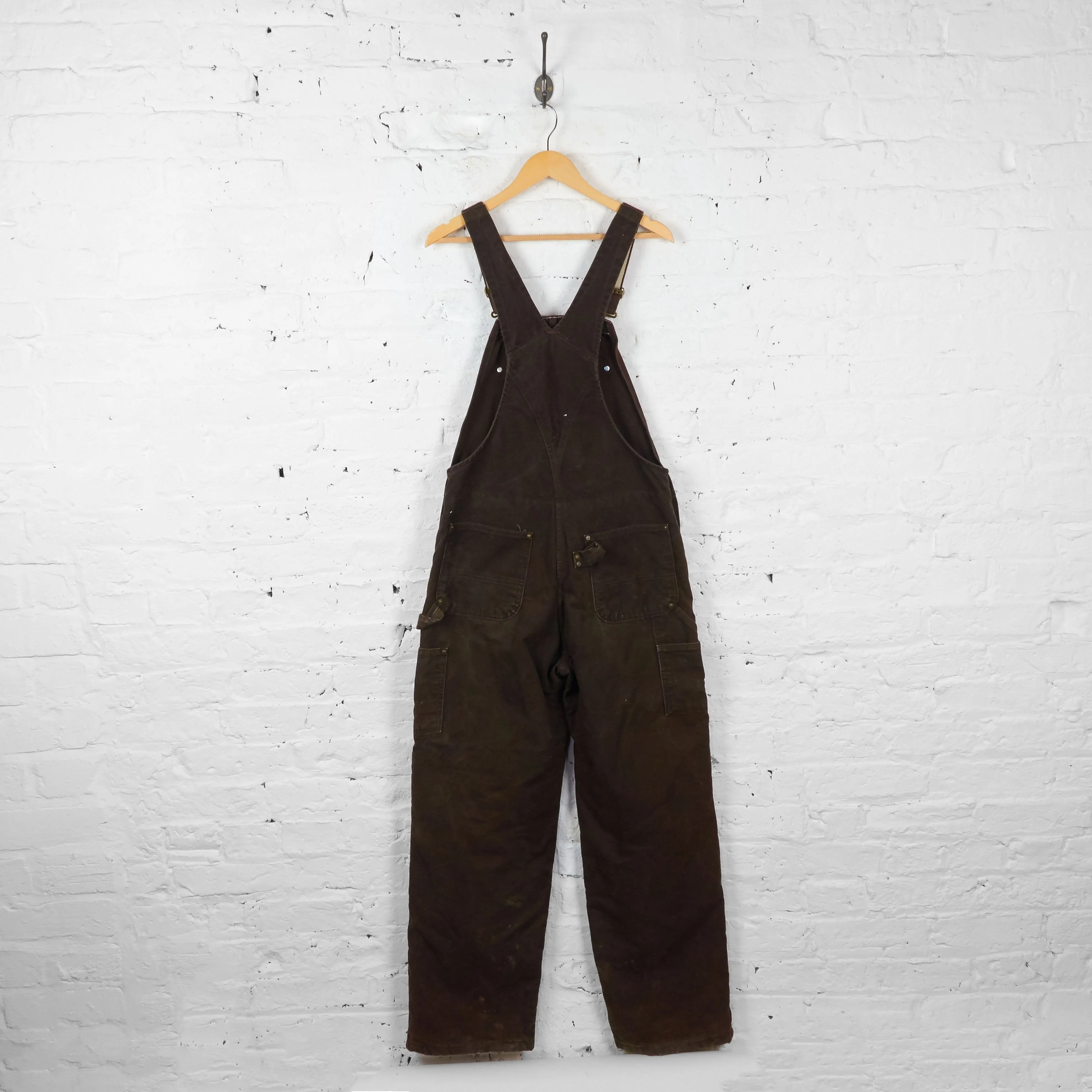 Vintage Carhartt Workwear Dungarees - Brown - L