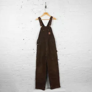 Vintage Carhartt Workwear Dungarees - Brown - L