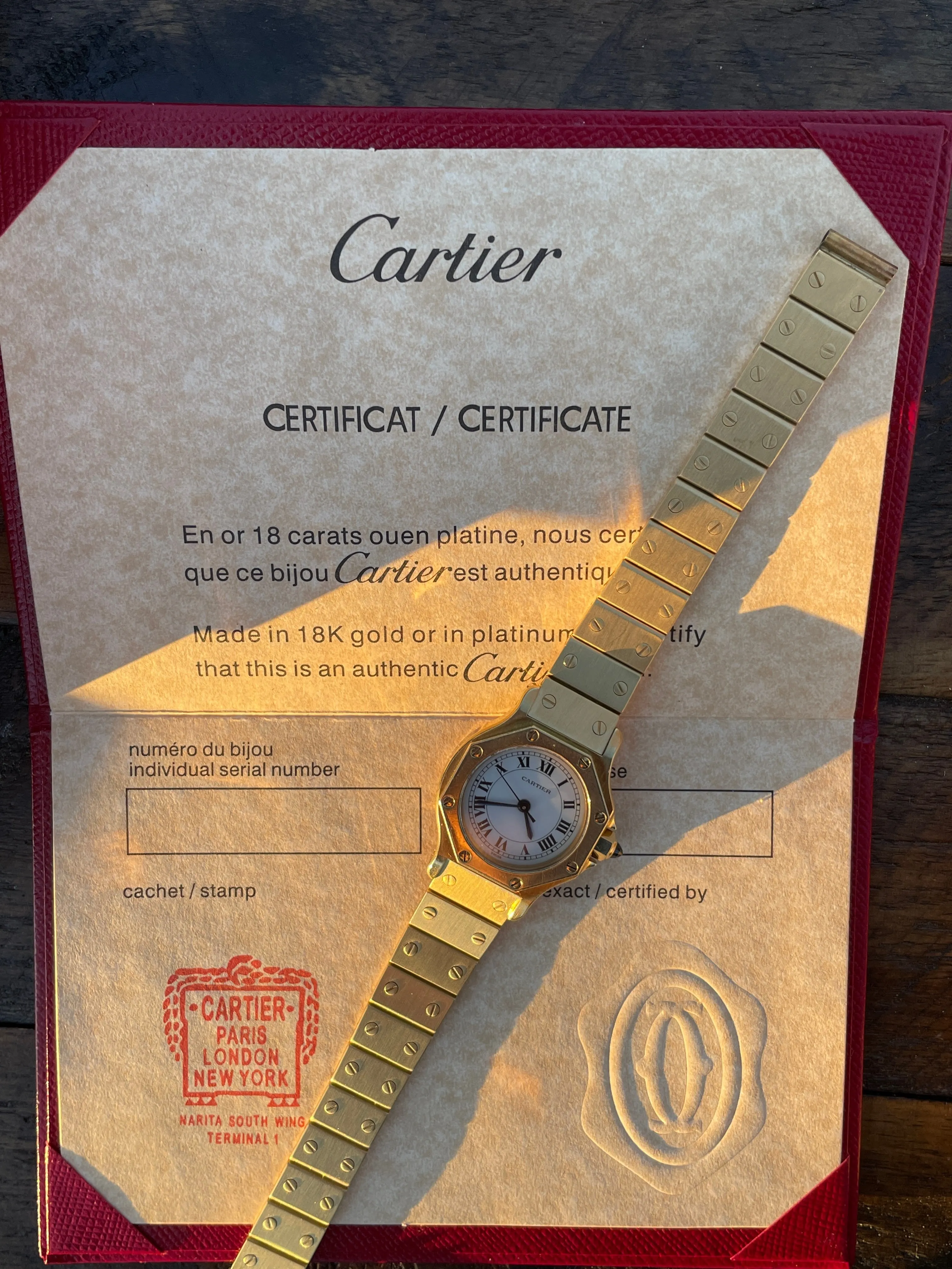 Vintage Cartier Santos 0906 - Box & Papers