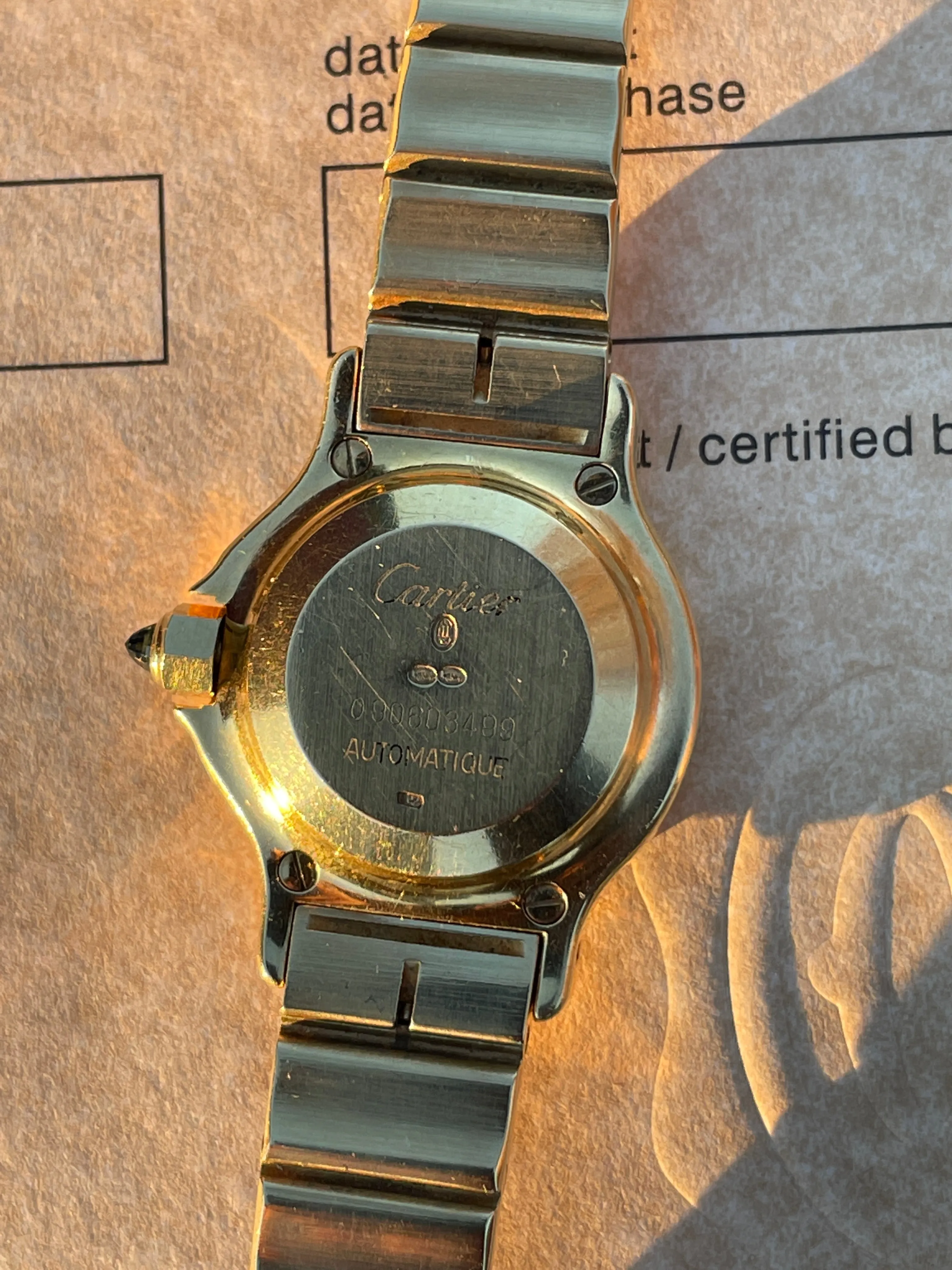 Vintage Cartier Santos 0906 - Box & Papers