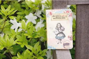 Vintage Collage Stitch Line Note (S) - Alice In Wonderland