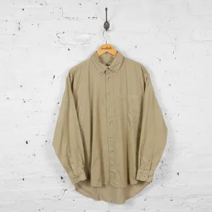 Vintage Corduroy Shirt - Beige - XL