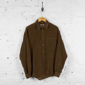 Vintage Corduroy Shirt - Brown - L