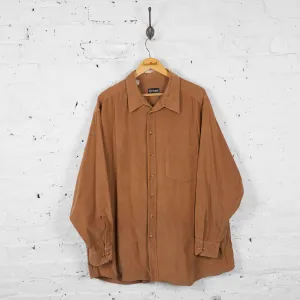 Vintage Corduroy Shirt - Brown - XL