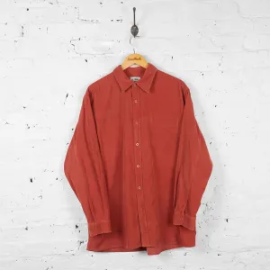 Vintage Corduroy Shirt - Orange - L