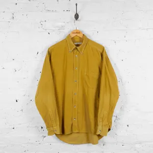 Vintage Corduroy Shirt - Yellow - L