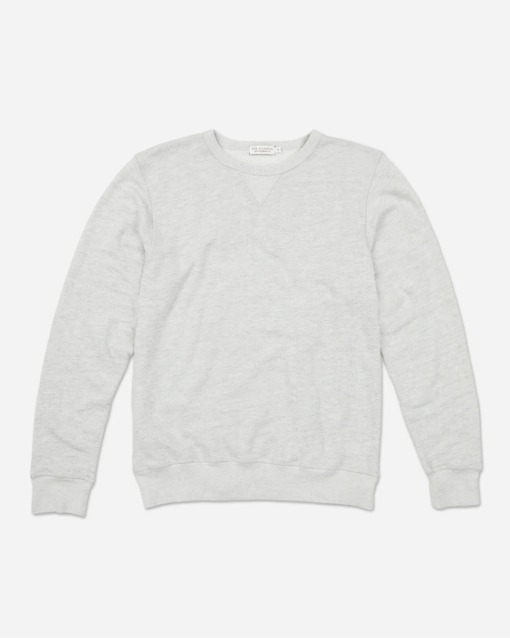 Vintage Crewneck Sweatshirt - Triblend Terry - Grey Heather