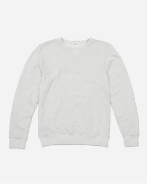 Vintage Crewneck Sweatshirt - Triblend Terry - Grey Heather