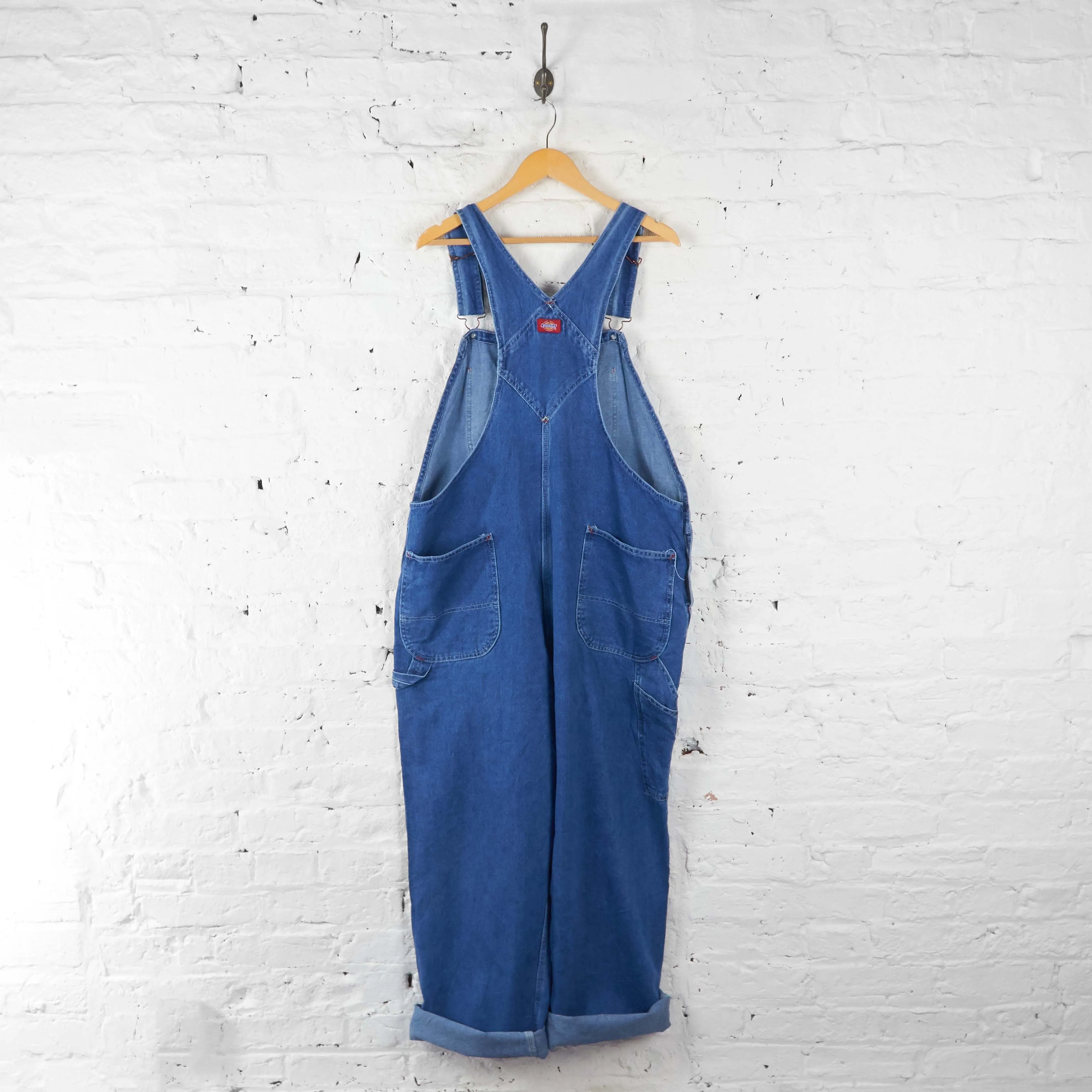 Vintage Dickies Denim Dungarees - Blue - XXL
