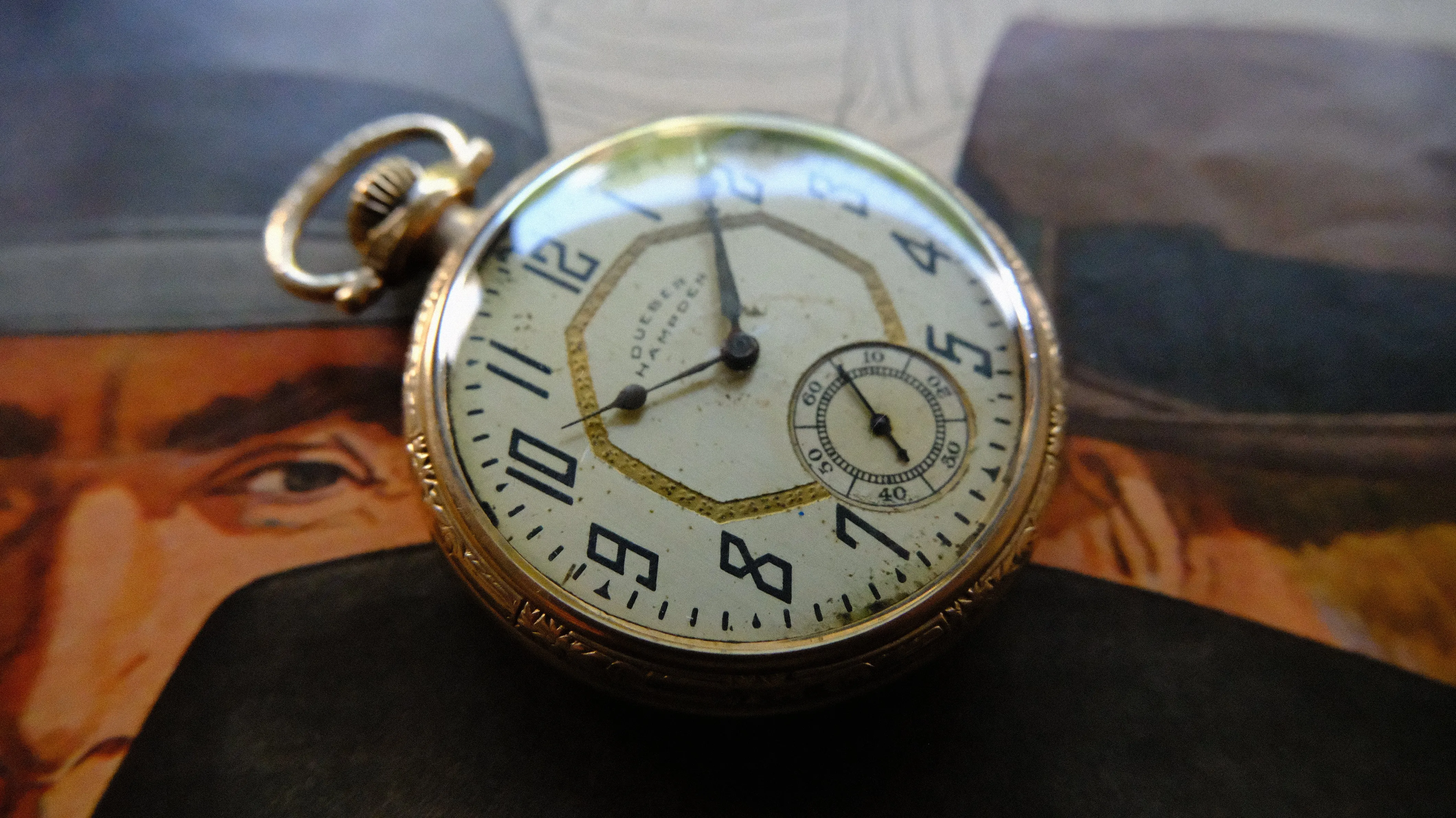 Vintage Dueber Hampden Pocket Watch 1917