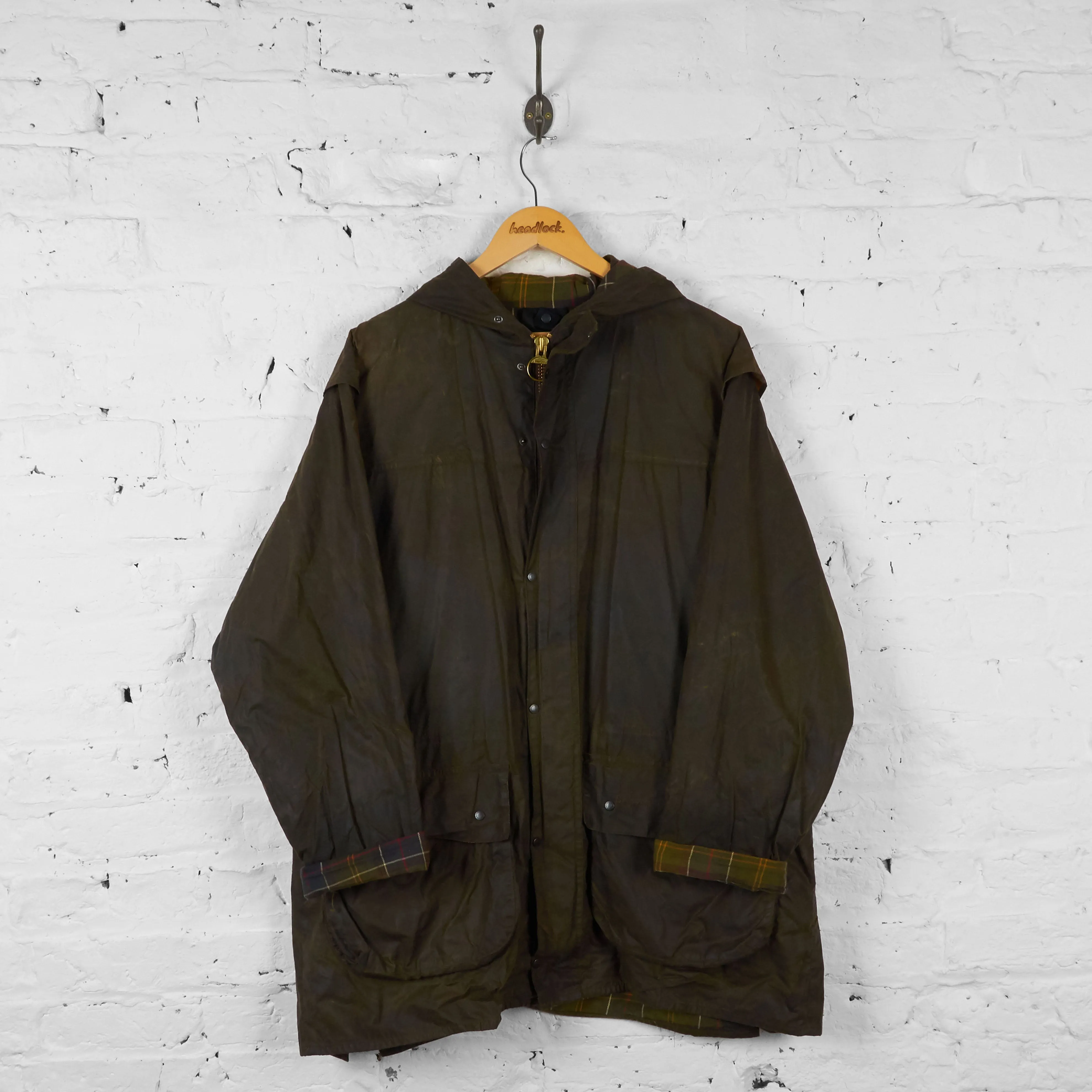 Vintage Durham Barbour Jacket - Brown - XL
