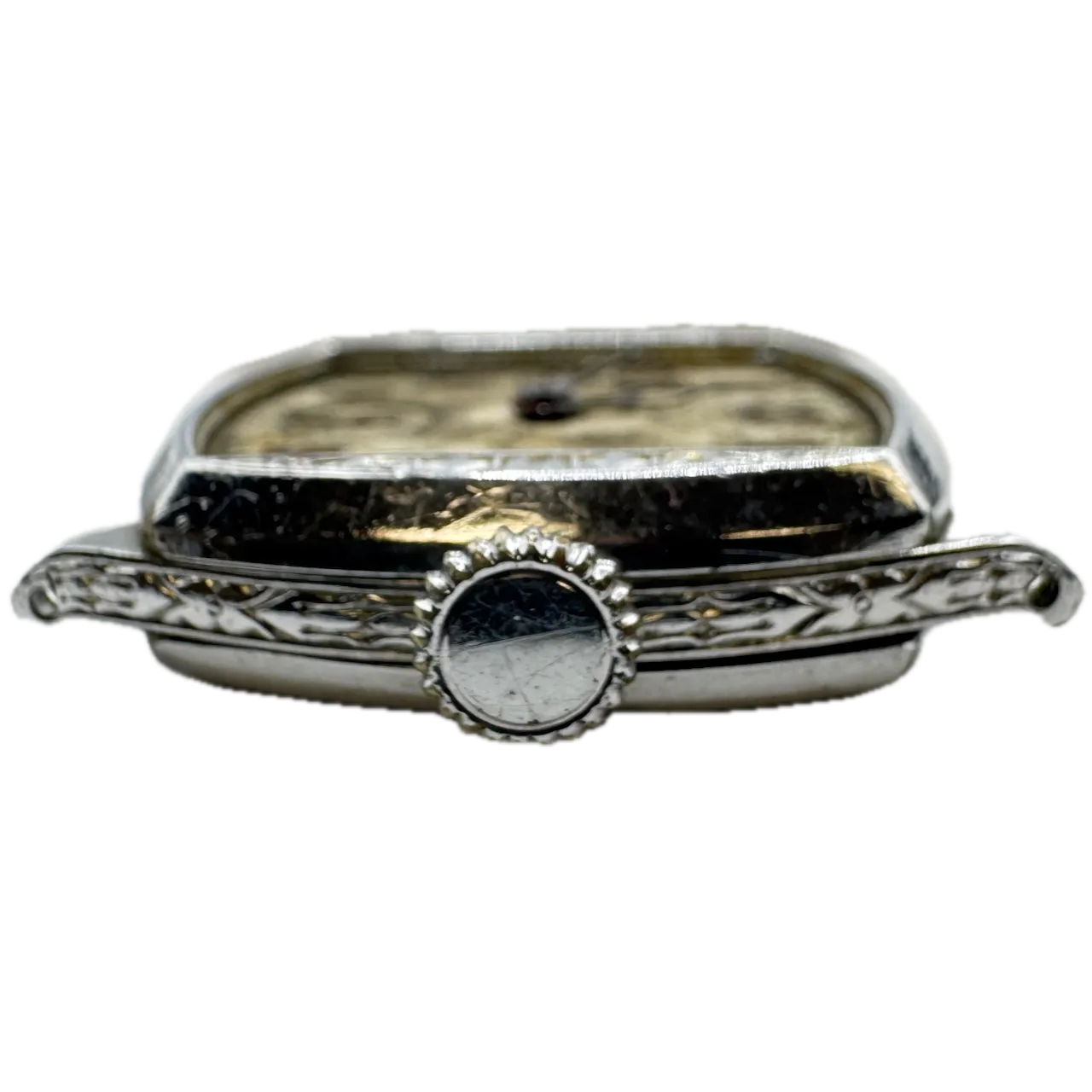 Vintage Elgin Art Deco Men's Mechanical Wristwatch 485 USA Nickel & RGP