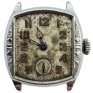 Vintage Elgin Art Deco Men's Mechanical Wristwatch 485 USA Nickel & RGP