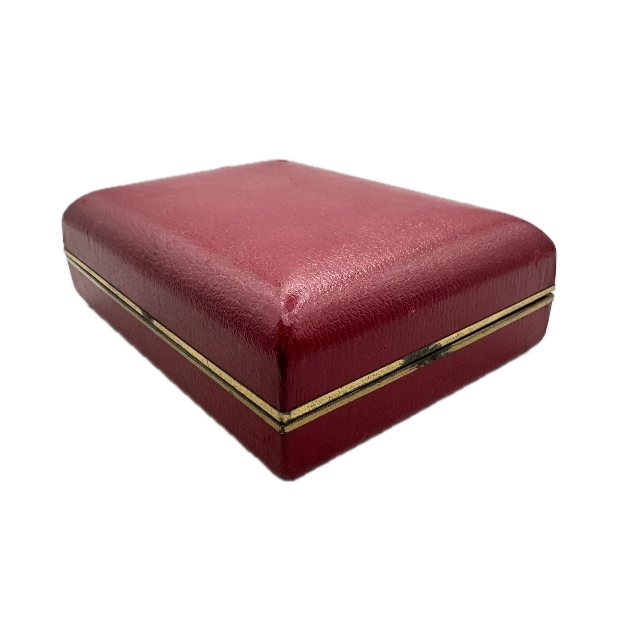 Vintage Elgin Floating Display Men's Wristwatch Box Felt & Leatherw/ Papers