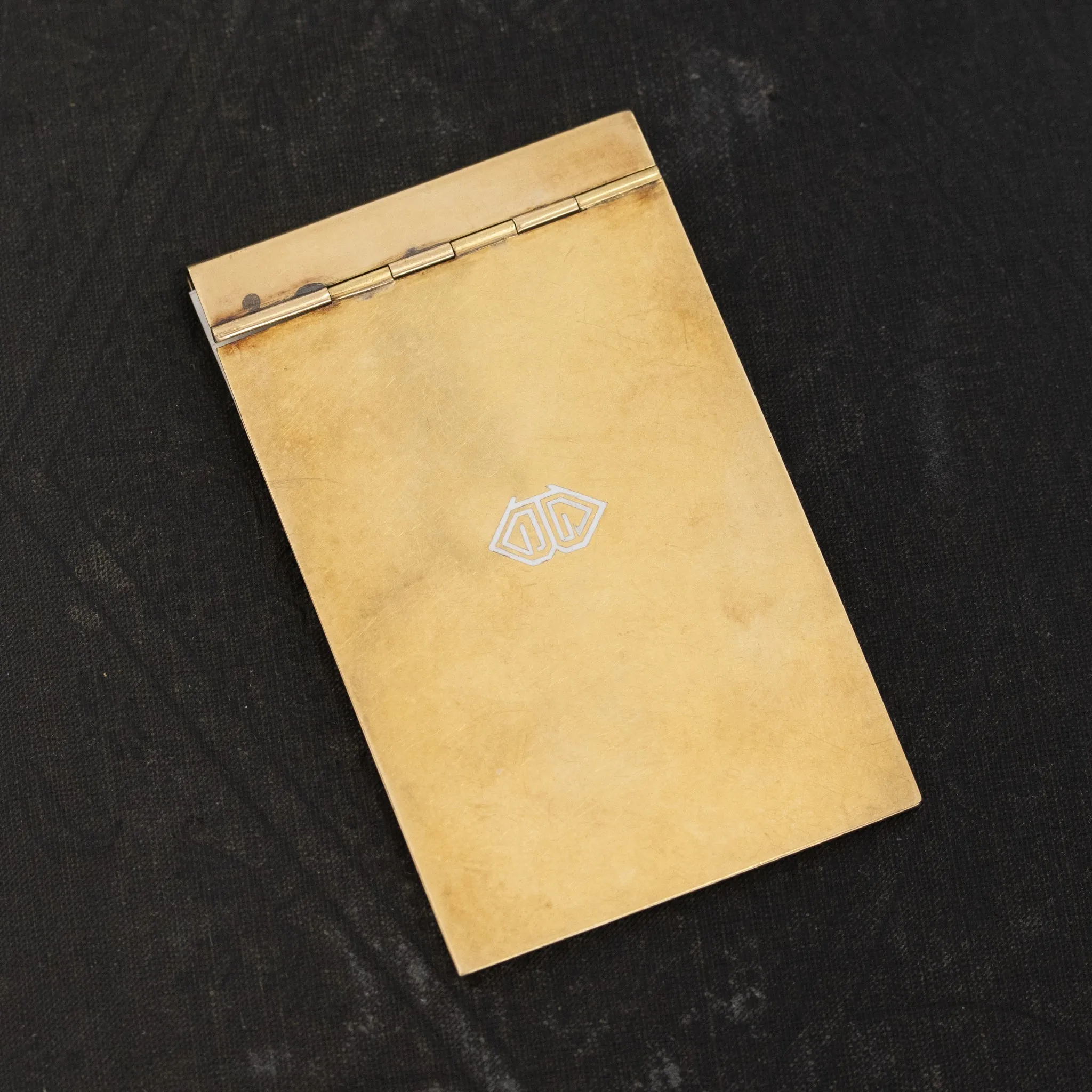 Vintage Gold Note Holder by Cartier