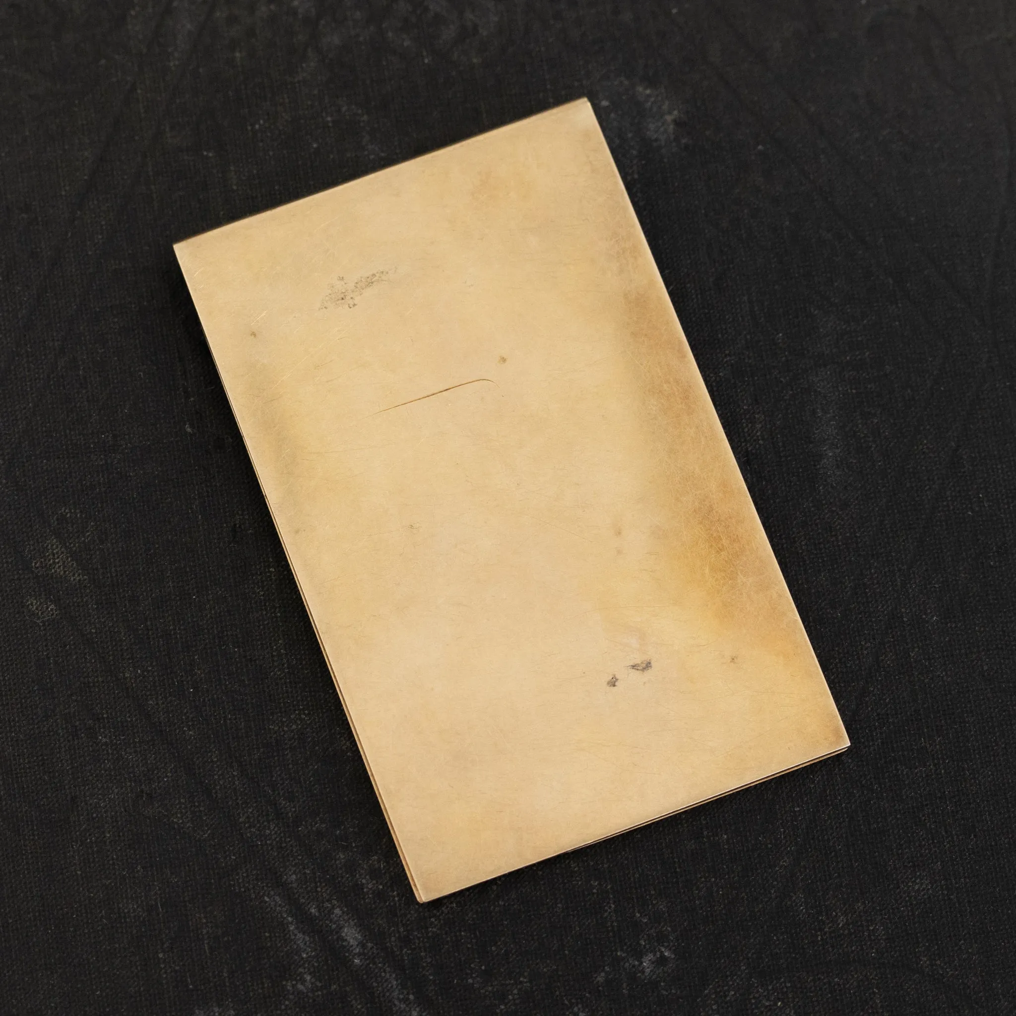 Vintage Gold Note Holder by Cartier