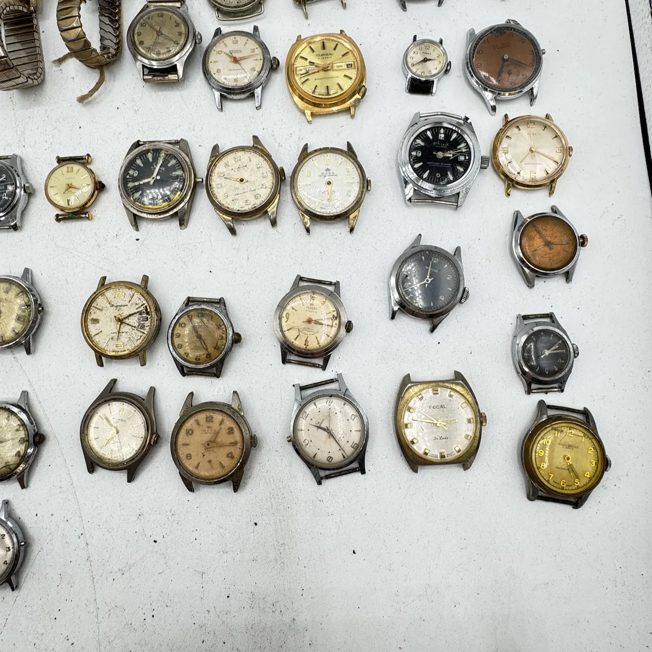Vintage Gruen, Westclox, Timex, etc. Lot of 50 Mechanical Wristwatch 2