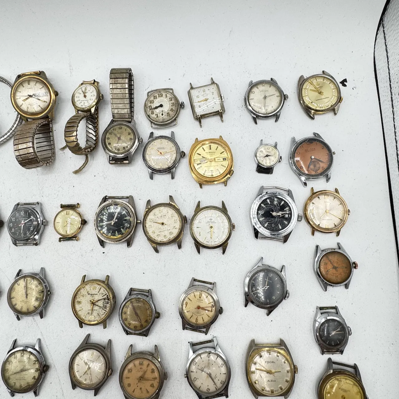 Vintage Gruen, Westclox, Timex, etc. Lot of 50 Mechanical Wristwatch 2