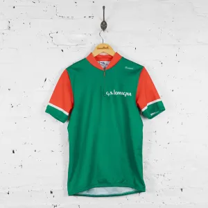 Vintage GS Lomagna Santini Cycling Jersey - Green - XL
