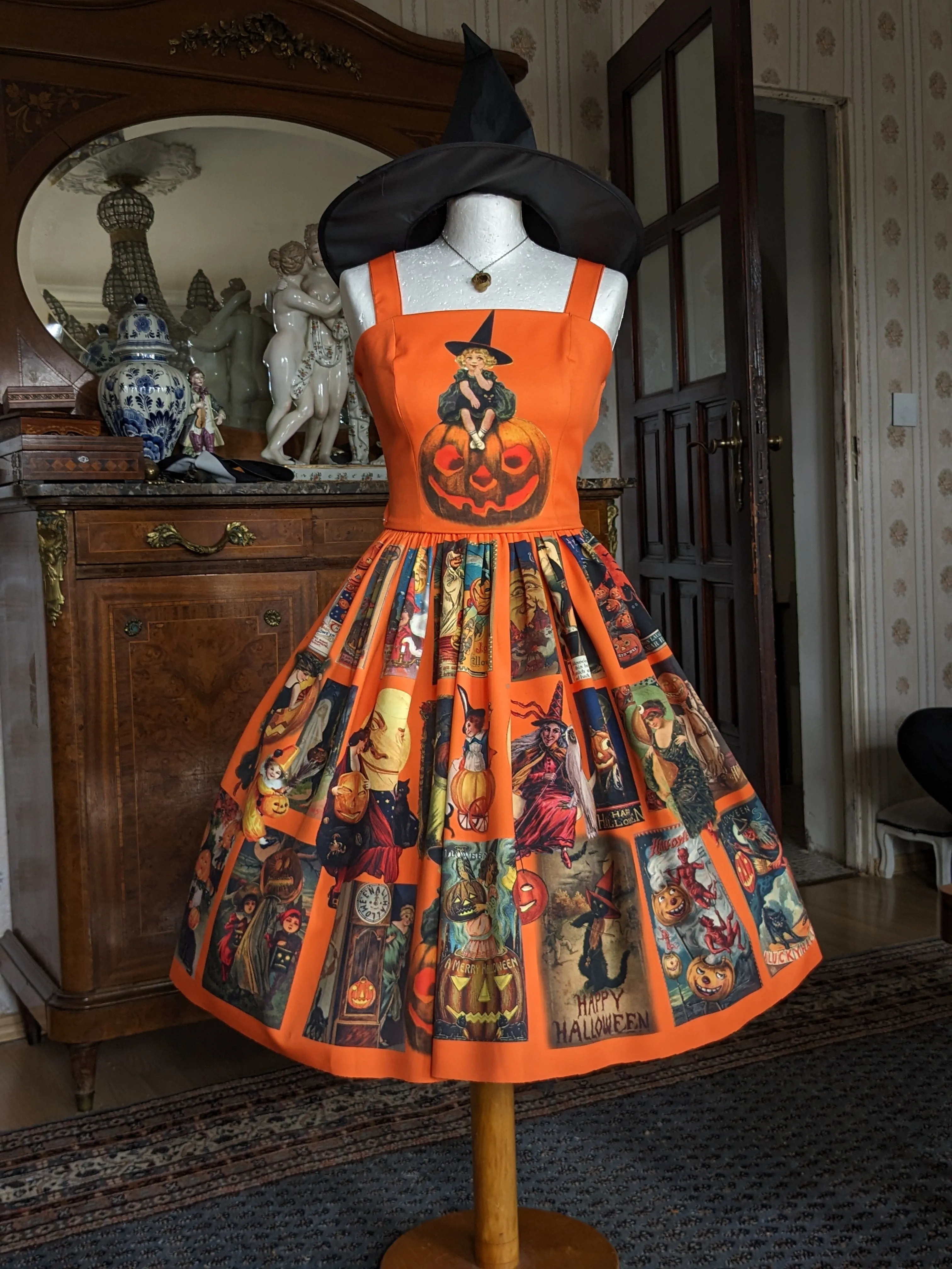 Vintage Halloween Orange