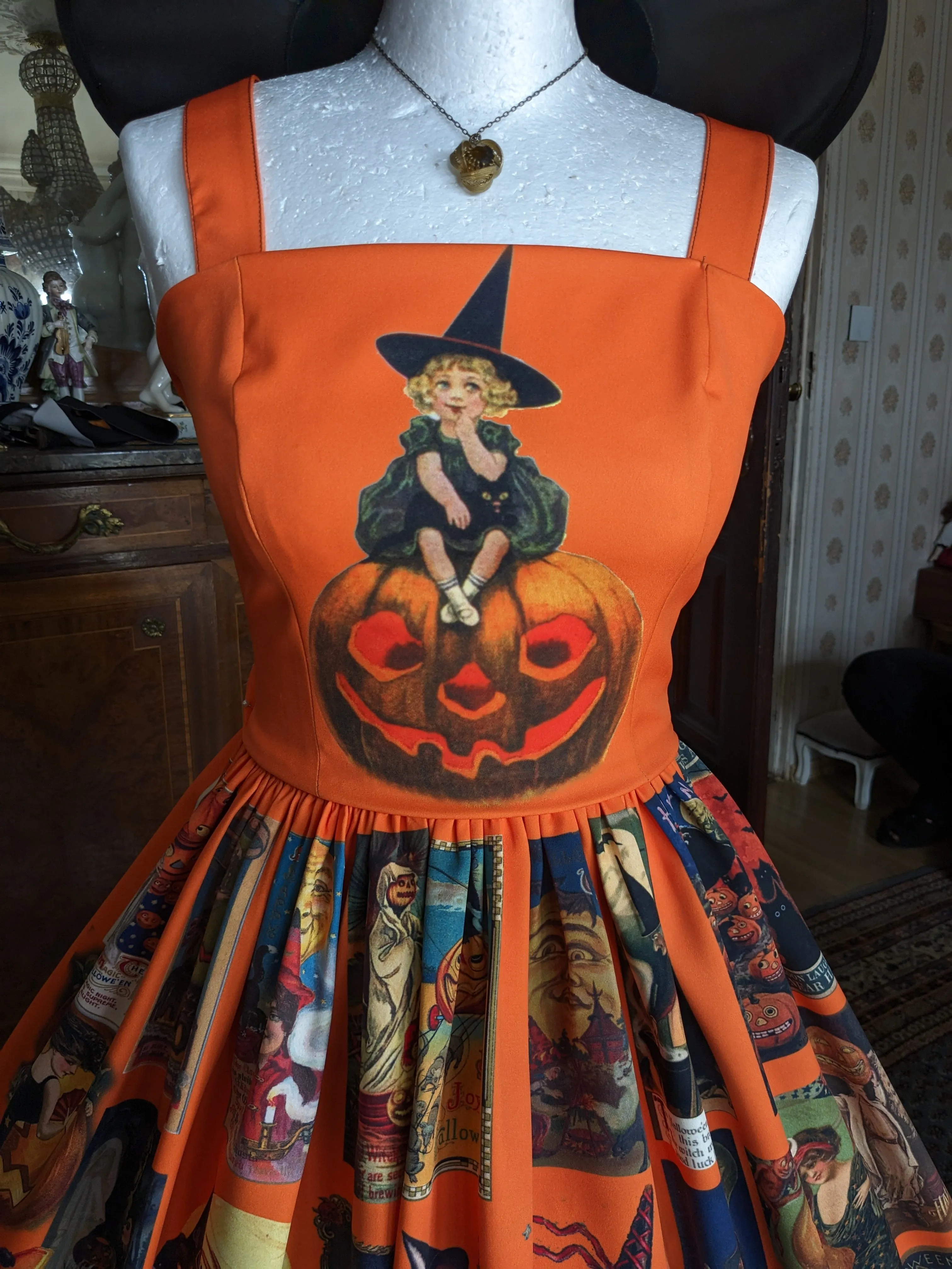 Vintage Halloween Orange