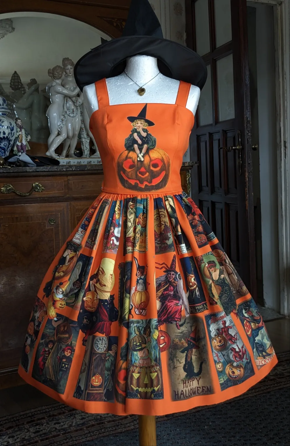 Vintage Halloween Orange