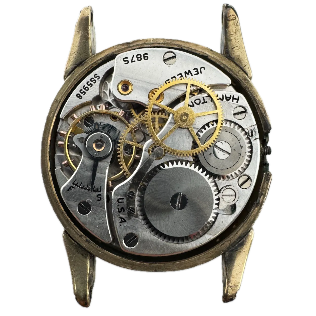 Vintage Hamilton Endicott Men's Mechanical Wristwatch 987S USA 10k GF