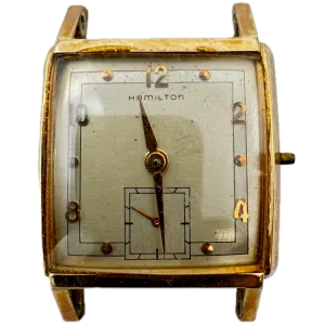 Vintage Hamilton Gary Men's Mechanical Wristwatch 747 USA 10k Gold Filled