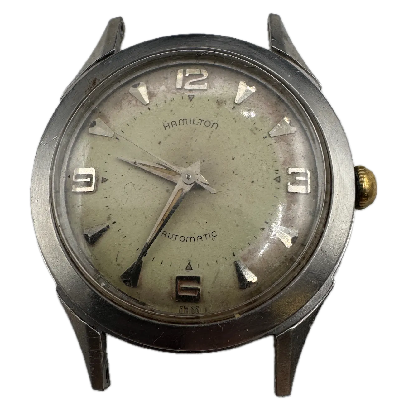 Vintage Hamilton K-505 Men's Automatic Wristwatch 661 Swiss Made Steel