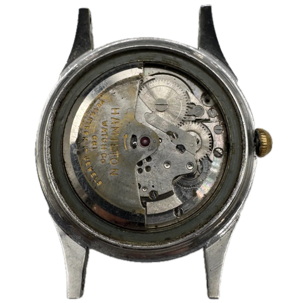 Vintage Hamilton K-505 Men's Automatic Wristwatch 661 Swiss Made Steel