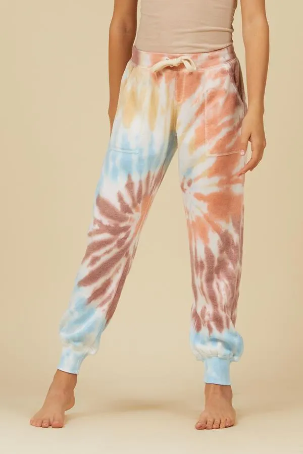 Vintage Havana Riviera T/D Pocket Detail Burnout Jogger