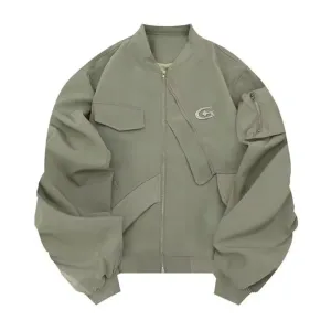 Vintage Irregular Pocket Jacket
