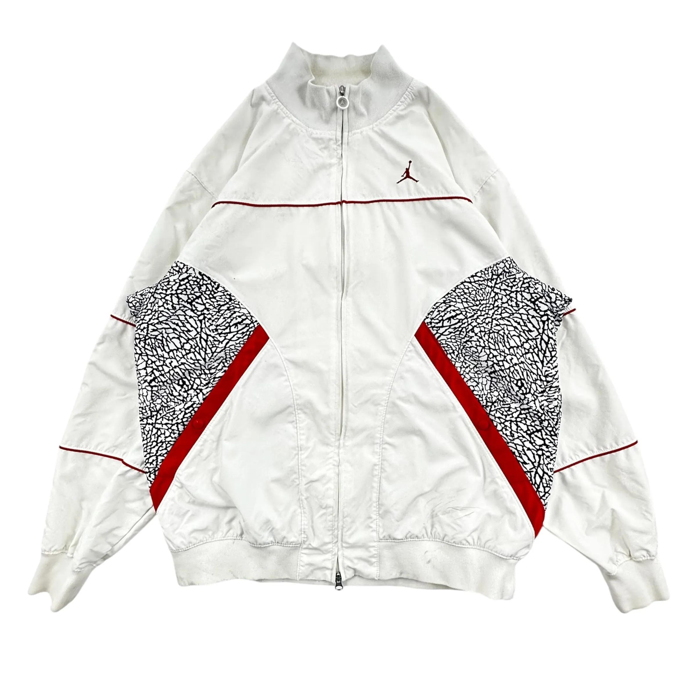 Vintage Jordan III White Cement Windbreaker - XL