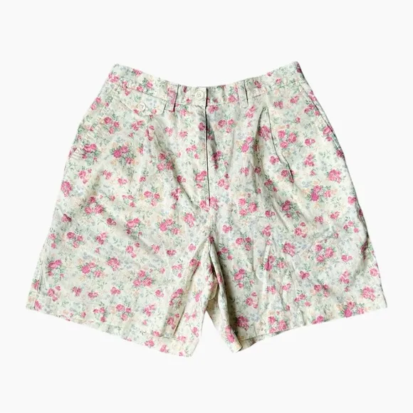 Vintage Lauren Ralph Lauren Sweet Floral Print High Waisted Short