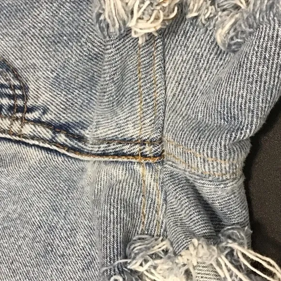 Vintage Levi’s Orange Tab High Rise Denim Cut Off Shorts.