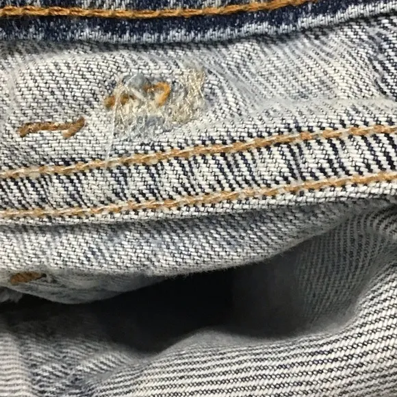Vintage Levi’s Orange Tab High Rise Denim Cut Off Shorts.