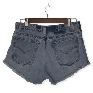 Vintage Levi’s Orange Tab High Rise Denim Cut Off Shorts.