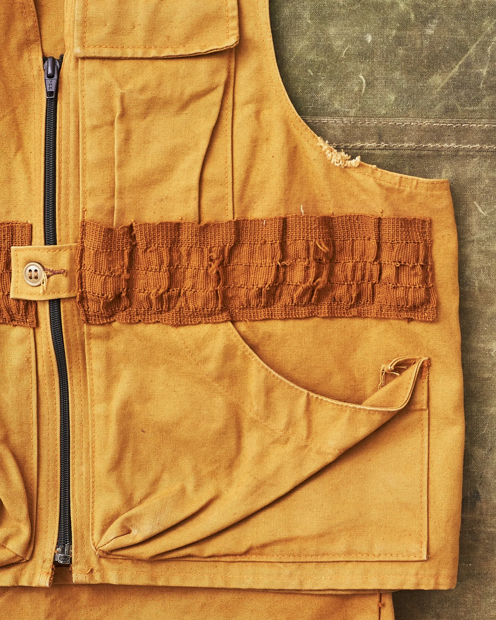 Vintage L.L.Bean 80's Hunting Vest Duck Canvas Size M