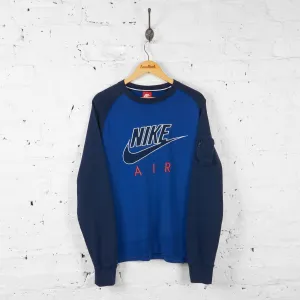 Vintage Nike Air Sweatshirt - Blue - XL