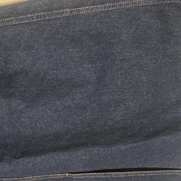 Vintage NWT LEE  Dark Blue Denim Midi Skirt. Western Boho 70&quot;s