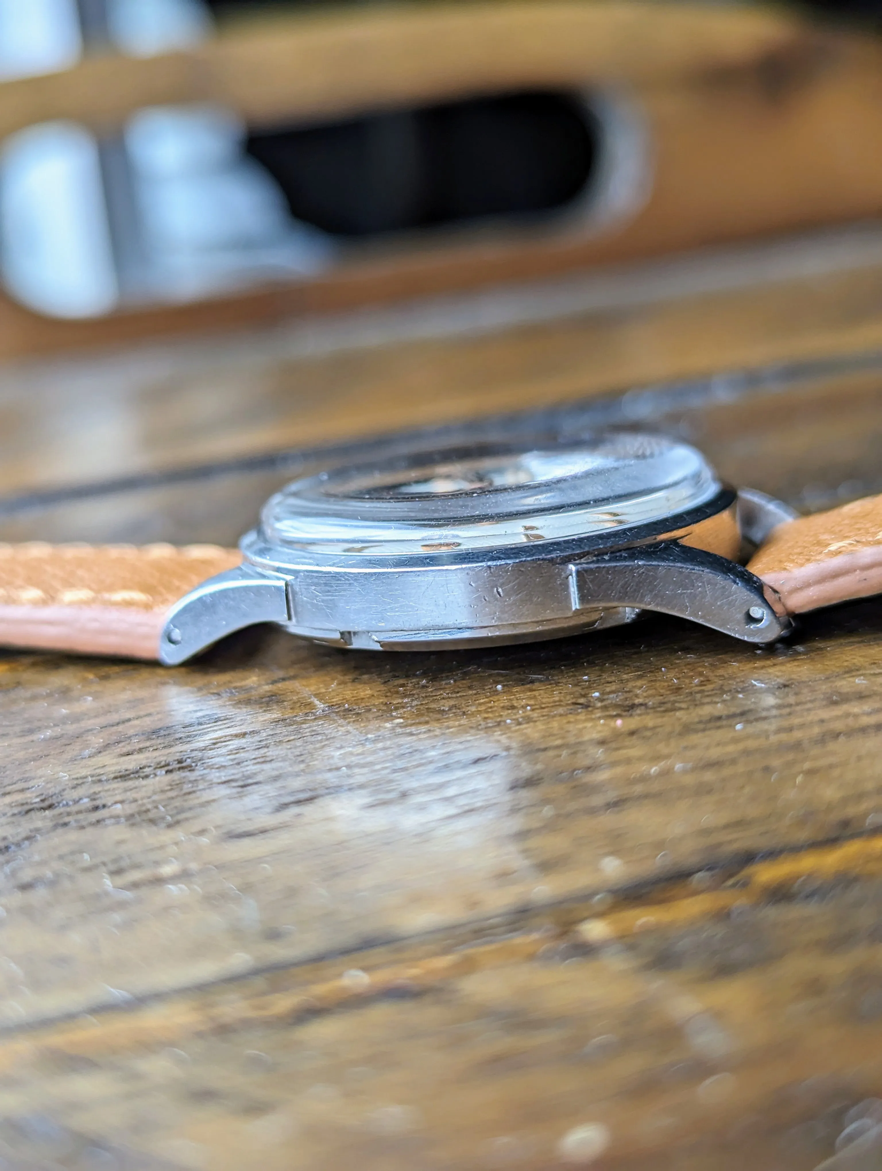 Vintage Omega Honeycomb Waffle Dial